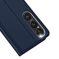 Sony Xperia 1 VII Dux Ducis Skin Pro Flip Cover - Blå