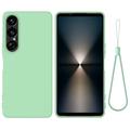 Sony Xperia 1 VII Flydende silikone cover med håndrem