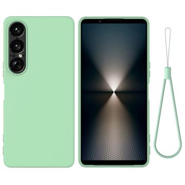 Sony Xperia 1 VII Flydende silikone cover med håndrem