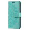 Sony Xperia 1 VII Mandala Series Etui med Pung - Grøn