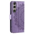 Sony Xperia 1 VII Mandala Series Etui med Pung - Lilla