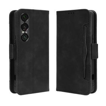 Sony Xperia 1 VII Kortholder Pung Etui - Sort