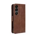 Sony Xperia 1 VII Kortholder Pung Etui - Brun