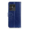 Sony Xperia 1 VIII Pung Etui med Stativ - blå