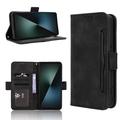 Sony Xperia 1 VIII Kortholder Pung Etui - Sort