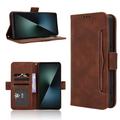 Sony Xperia 1 VIII Kortholder Pung Etui - Brun