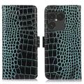 Sony Xperia 1 VIII Crocodile Series Læderpung med RFID - Grøn