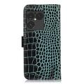 Sony Xperia 1 VIII Crocodile Series Læderpung med RFID - Grøn