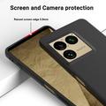 Sony Xperia 1 VIII Flydende silikone cover med håndrem - Sort