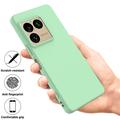 Sony Xperia 1 VIII Flydende silikone cover med håndrem - Grøn