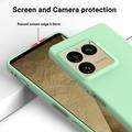 Sony Xperia 1 VIII Flydende silikone cover med håndrem - Grøn