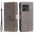 Sony Xperia 1 VIII Mandala Etui med Pung med håndledsrem