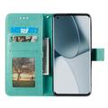Sony Xperia 1 VIII Mandala Etui med Pung med håndledsrem - mintgrøn