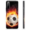 Sony Xperia 10 III TPU Cover - Fodbold Flamme