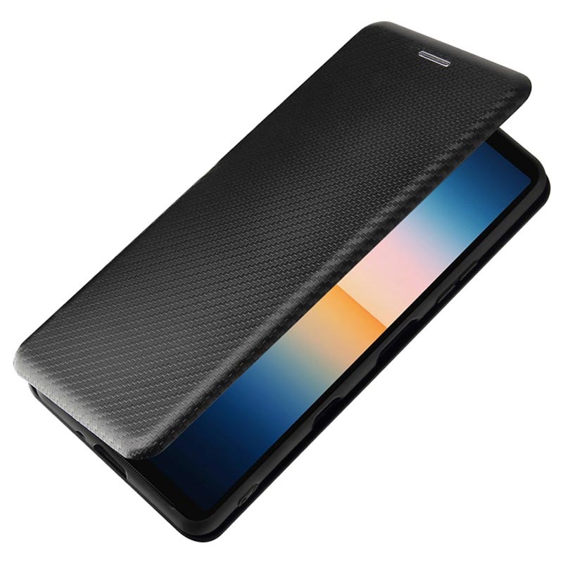 BRAND SET Custodia Portafoglio Per Sony Xperia 10 III: Pelle Sintetica, Chiusura Magnetica, Rossa