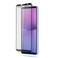 Sony Xperia 10 V Mocolo Full Size Hærdet Glas - 9H - Sort Kant