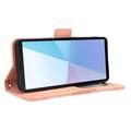 Sony Xperia 10 VI Pung Cover med Kortholder - Pink