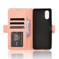Sony Xperia 10 VI Pung Cover med Kortholder - Pink