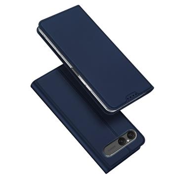 Sony Xperia 10 VII Dux Ducis Skin Pro Flip Cover - Blå