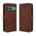 Sony Xperia 10 VIII Kortholder Pung Etui - Brun