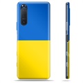Sony Xperia 5 II TPU Cover Ukrainsk Flag - Gul og lyseblå