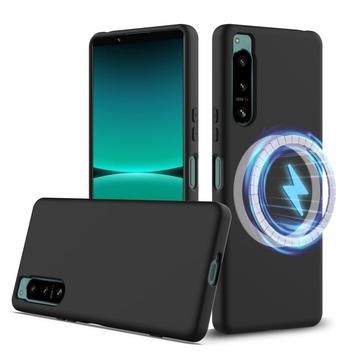 Sony Xperia 5 IV Liquid Silikone Cover - MagSafe Kompatibel - Sort