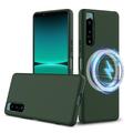 Sony Xperia 5 IV Liquid Silikone Cover - MagSafe Kompatibel - Mørkegrøn
