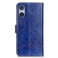 Sony Xperia 5 V Pung Taske med Magnetisk Lukning - Blå