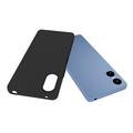 Sony Xperia 5 VI Anti-Fingeraftryk Mat TPU Cover - Sort