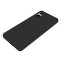 Sony Xperia 5 VI Anti-Fingeraftryk Mat TPU Cover - Sort