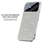 iPhone 17 Mousserende Glitter Hybrid Cover - Sølv