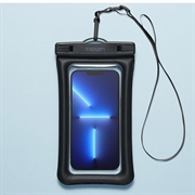 Spigen A610 Universelt Vandtæt Flydende Taske - 6.9" - Sort