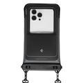 Spigen A611P Universal vandtæt flydende etui - IPX8/30m, 2-pak - mat sort