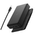 Spigen EA3030 Powerbank 30000mAh med 2x USB-C & USB-A porte - Sort