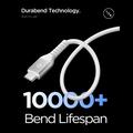 Spigen EB10010CCA Essential USB-C-kabel 1m, 100W - hvid