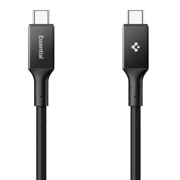 Spigen EB10015CC Essential USB-C-kabel - 100W, 1.5m - sort