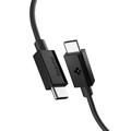 Spigen EB6020CC Essential USB-C-kabel - 200cm/60W - Sort