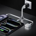 Spigen Essential 47W GaN-vægoplader - 2x USB-C, 1x USB-A - Sort