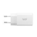 Spigen Essential 47W GaN-vægoplader - 2x USB-C, 1x USB-A - hvid