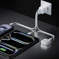 Spigen Essential 47W GaN-vægoplader - 2x USB-C, 1x USB-A - hvid