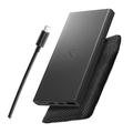 Spigen Essential EA2210 Powerbank 10000mAh med 2x USB-C & USB-A-porte - Sort