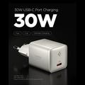 Spigen Essential EE301EU-GAN 30W GaN USB-C-hurtigoplader – Natural Titanium