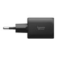 Spigen Essential EE352EU 2-port vægoplader 35W - Sort