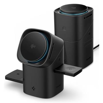 Spigen Essential EF223MS 3-i-1 Qi2 MagSafe trådløs oplader - sort