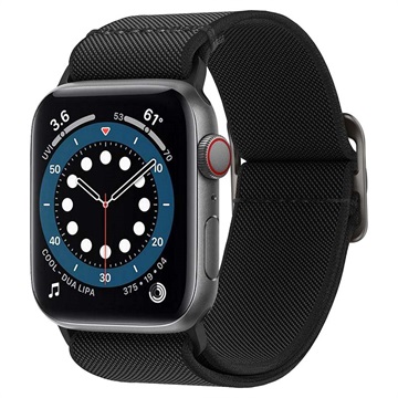 Spigen Fit Lite Apple Watch Series Ultra 2/Ultra/9/8/SE (2022)/7/SE/6/5/4/3 Rem - 49mm/45mm/44mm/42mm - Sort