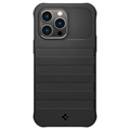 Spigen Geo Armor 360 Magfit iPhone 14 Pro Max Hybrid Cover - Sort
