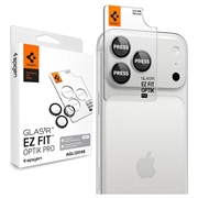 iPhone 18 Pro/18 Pro Max Spigen Glas.tR Ez Fit Optik Pro Kamera Linse Hærdet Glas - 2 Stk. - Sølv