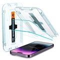 Spigen Glas.tR Ez Fit iPhone 14 Pro Max Hærdet Glas - 2 Stk.