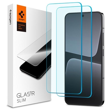 Spigen Glas.tR Slim Xiaomi 13/14 Hærdet Glas - 2 Stk.