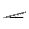 Spigen LD201-S8 Slim Fold laptopstativ uden klæbemiddel - sort